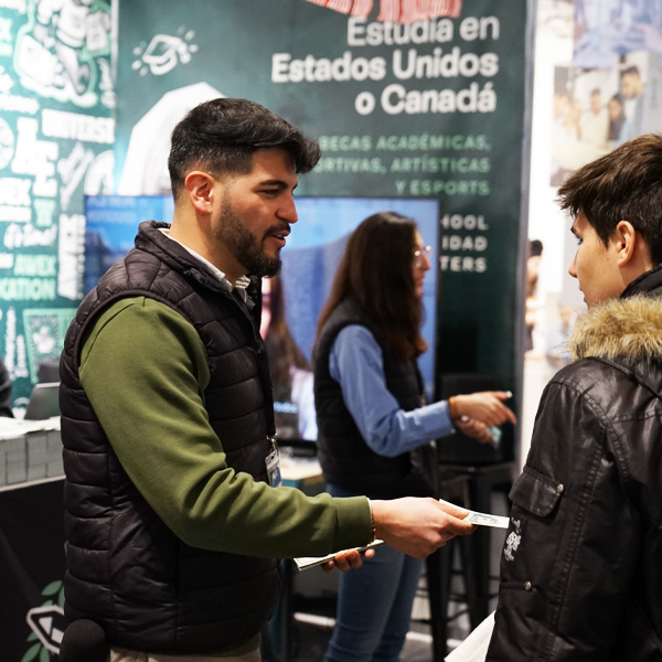 Stand de Awex Education en la feria AULA 2024, IFEMA Madrid
