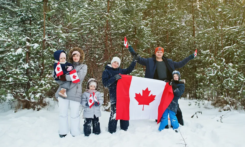 Host family Canadá
