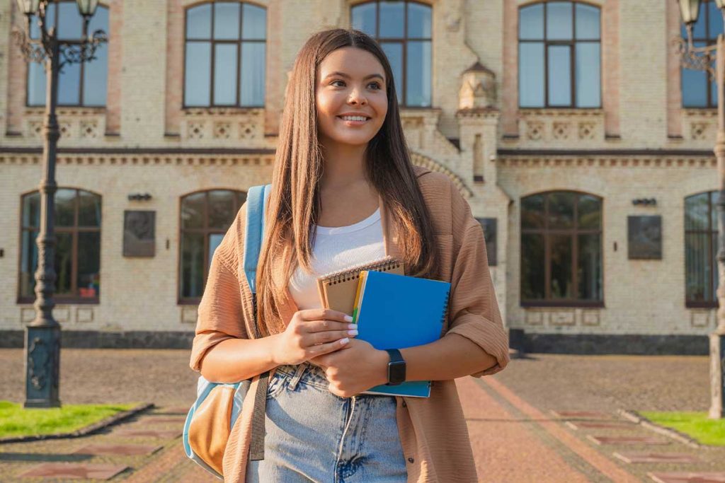 Estudiante durante su primer mes como estudiante en el extranjero